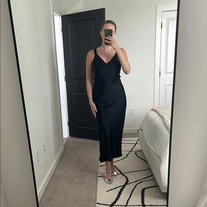 a new day Black Midi Dress